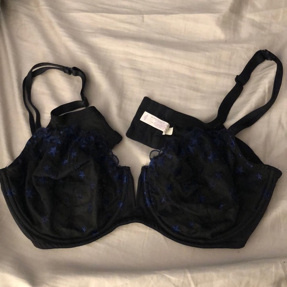 Blue Stars Cacique Full Coverage Bra 42DD - Picture 2 of 5